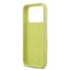 Guess Liquid Silicone 4G Metal Logo tok, iPhone 17 Pro - sárga
