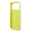 Guess Liquid Silicone 4G Metal Logo tok, iPhone 17 Pro Max - sárga