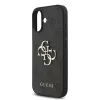 Guess PU 4G Metal Logo Strap tok, iPhone 17 - fekete -