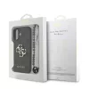 Guess PU 4G Metal Logo Strap tok, iPhone 17 - fekete -