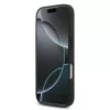 Guess PU 4G Metal Logo Strap tok, iPhone 17 Pro Max - fekete