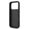 Guess PU 4G Metal Logo Strap tok, iPhone 17 Pro Max - fekete