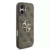 Guess PU 4G Metal Logo Strap tok, iPhone 17 - barna