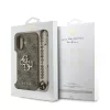 Guess PU 4G Metal Logo Strap tok, iPhone 17 - barna