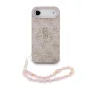  Guess PU 4G Metal Logo pántos iPhone Air - rózsaszín
