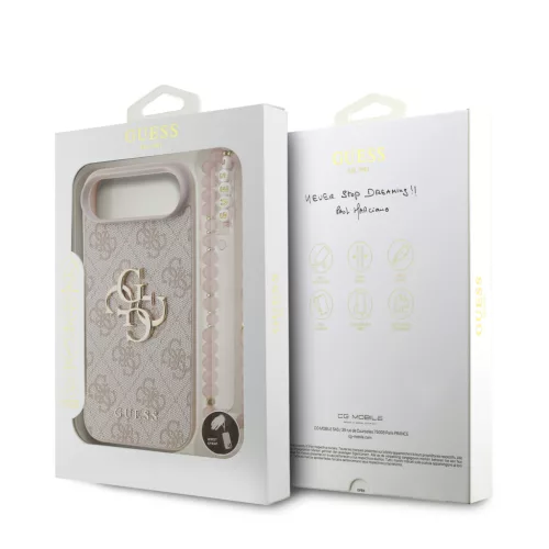  Guess PU 4G Metal Logo pántos iPhone Air - rózsaszín