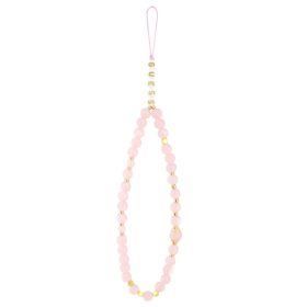   Guess PU 4G Metal Logo Strap tok, iPhone 17 Pro - rózsaszín