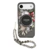  Guess IML Flowers Strap MagSafe tok, iPhone Air - fekete
