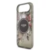  Guess IML Flowers Strap MagSafe tok, iPhone Air - fekete