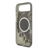 Guess IML Flowers Strap MagSafe tok, iPhone Air - fekete