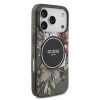 Guess IML Flowers Strap MagSafe tok, iPhone 17 Pro - fekete