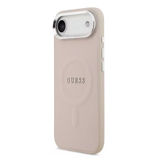 Guess PU Saffiano MagSafe tok, iPhone Air - rózsaszín