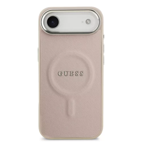 Guess PU Saffiano MagSafe tok, iPhone Air - rózsaszín
