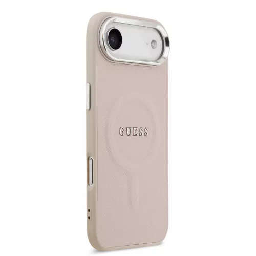 Guess PU Saffiano MagSafe tok, iPhone Air - rózsaszín