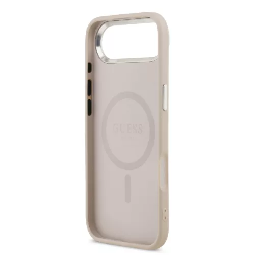 Guess PU Saffiano MagSafe tok, iPhone Air - rózsaszín