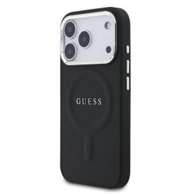 Guess PU Saffiano MagSafe tok, iPhone 17 Pro - fekete