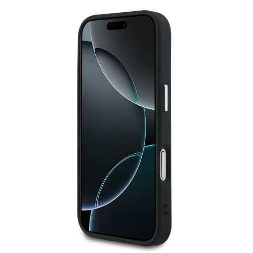 Guess PU Saffiano MagSafe tok, iPhone 17 Pro - fekete