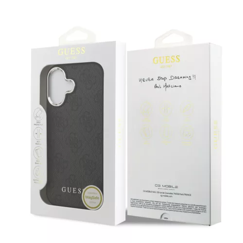 Guess 4G MagSafe tok, iPhone 17 - fekete