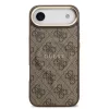 Guess PU Leather 4G arany keretes MagSafe tok, iPhone Air - barna