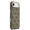 Guess PU Leather 4G arany keretes MagSafe tok, iPhone Air - barna