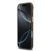Guess PU Leather 4G arany keretes MagSafe tok, iPhone Air - barna