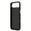 Guess PU Leather 4G Metal Logo arany keretes tok,  iPhone Air - fekete