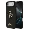 Guess PU Fixed Glitter 4G Metal Logo iPhone Air - fekete