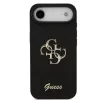 Guess PU Fixed Glitter 4G Metal Logo iPhone Air - fekete