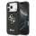 GUESS Pu Fixed Glitter 4G Metal Logo tok, iPhone 17 Pro