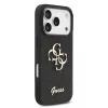 GUESS Pu Fixed Glitter 4G Metal Logo tok, iPhone 17 Pro
