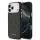 Guess PU Fixed Glitter 4G Metal Logo tok, iPhone 17 Pro Max - fekete