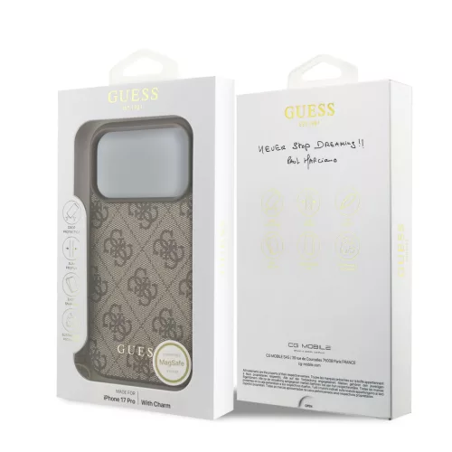 GUESS 4G Charm MagSafe tok, iPhone 17 Pro