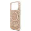 Guess IML Flowers Allover Strap MagSafe tok, iPhone 17 Pro Max - rózsaszín -
