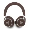 Guess PU Saffiano Triangle Logo ENC Wireless Headphone Brown - barna