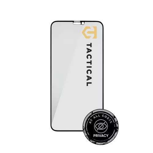 Tactical Glass Shield Privacy Stealth 5D üvegfólia, iPhone 11 - fekete