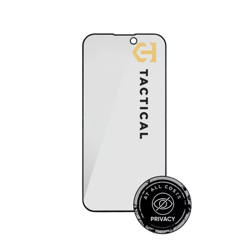 Tactical Glass Shield Privacy Stealth 5D üvegfólia, iPhone 14 Pro - fekete