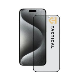   Tactical Glass Shield Privacy Stealth 5D üvegfólia, iPhone 15 Pro Max - fekete