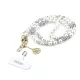 Guess Crossbody Strap Pear and 4G Charm White - fehér