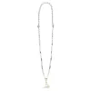 Guess Crossbody Strap Pear and 4G Charm White - fehér