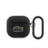 Lacoste Petit Pique Croc Logo Patch AirPods tok – AirPods 4 – Fekete