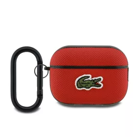   Lacoste Petit Pique Croc Logo Patch AirPods tok – AirPods Pro 2 – Piros