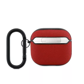  Lacoste Petit Pique Croc Logo Patch AirPods tok – AirPods 4 – Piros