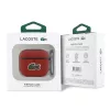 Lacoste Petit Pique Croc Logo Patch AirPods tok – AirPods 4 – Piros