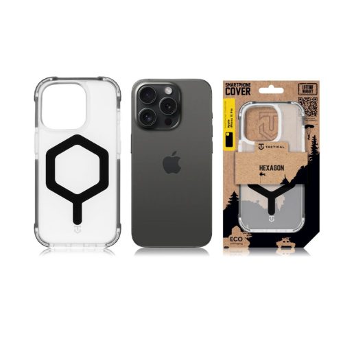 Tactical MagForce Hexagon tok, Apple iPhone 16 Pro T- fekete -
