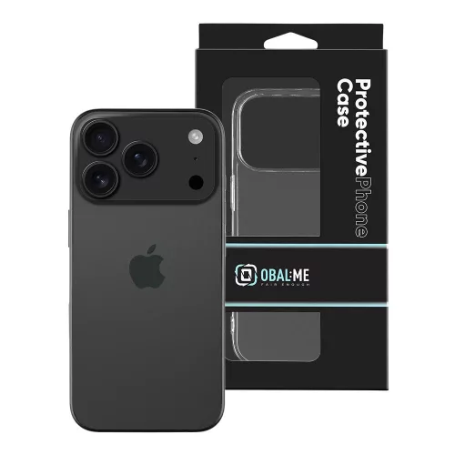 OBAL:ME TPU tok, Apple iPhone 17 Pro / 18 Pro - Transparent