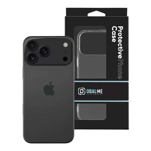 OBAL:ME TPU tok, Apple iPhone 17 Pro Max / 18 Pro Max - Transparent