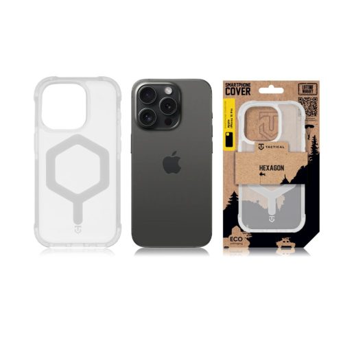Tactical MagForce Hexagon tok, Apple iPhone 16 Pro -T- fehér -