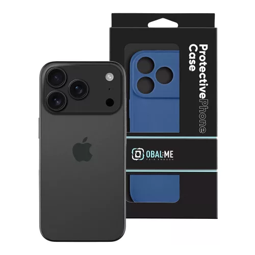 OBAL:ME Matte TPU tok, Apple iPhone 17 Pro / 18 Pro - Dark Blue