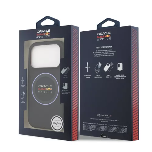 Red Bull Silicone Blue Ring MagSafe tok, iPhone 17 Pro
