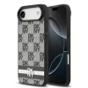 DKNY Pu Leather Checkered Pattern And Stripe tok, iPhone Air